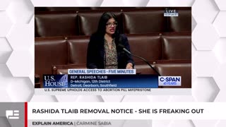 240615 Rashida Tlaib Removal Notice - She Is Freaking Out.mp4
