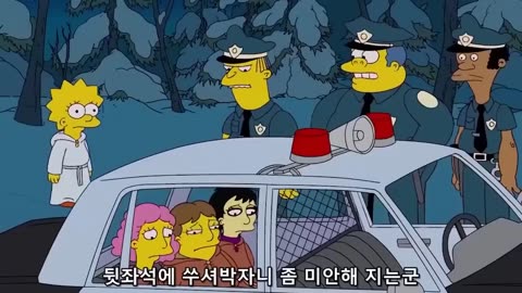 The Simpsons car accident
