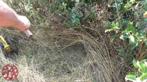 DIY Grass Cutter (from Angle Grinder) with Metal Blade