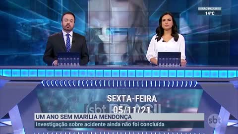 Morte de Marília Mendonça completa 1 ano neste sábado | SBT Brasil (04/11/22)