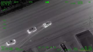 CHP release aerial video of Stockton sideshow pursuit