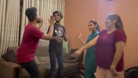 friends gethring Dance video