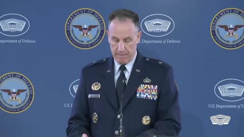 Pentagon Press Secretary Air Force Brig. Gen. Pat Ryder briefs the news media at the Pentagon.