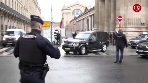 Sunak arrives at Paris train station for summit with Macron