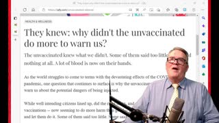 They knew: why didn't the unvaccinated do more to warn us?