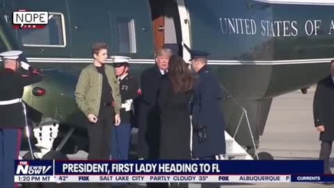 Trump's Family Headed to “Florida ”for New Year