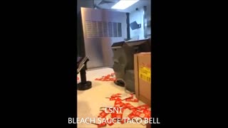 WHATS UP WITH THE TACO BELL SAUCE? BLEACH YOUR JOKING?