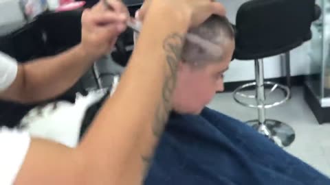 Jessica Shave Her Head Completely Bald HD full video