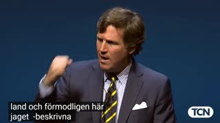 # 1018 - Tucker Carlson kommenterar US-debatten. SVENSKTEXTAD.