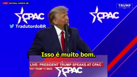 TRUMP ELOGIA JAIR E EDUARDO BOLSONARO NA CPAC - EUA 2023