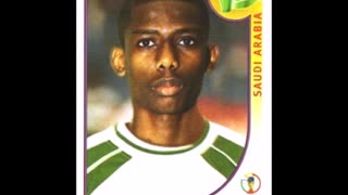 PANINI STICKERS SAUDI ARABIA TEAM WORLD CUP 2002