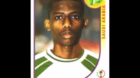 PANINI STICKERS SAUDI ARABIA TEAM WORLD CUP 2002