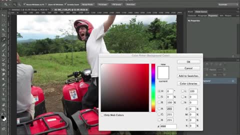 How to Set the Foreground and Background Colors in Photoshop