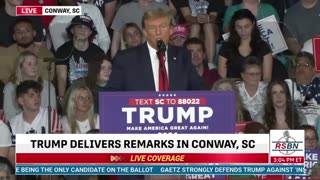Trump Rally in Conway, South Carolina - February 10, 2024