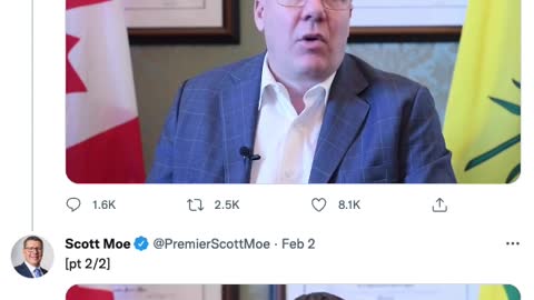 SK Premier Scott Moe Announcement re: dropping Vaccine Mandates