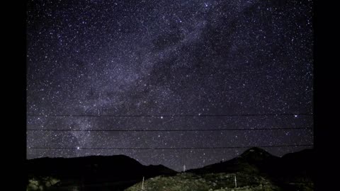 Time Lapse Starry Night at Sichuan