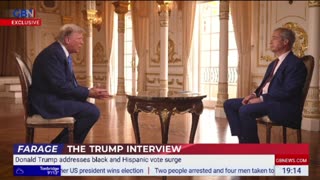 President Trump -Farage interview