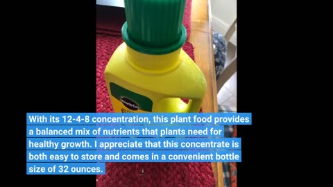 Buyer Reviews: Miracle-Gro Liquid All Purpose Plant Food Concentrate 32 Oz.