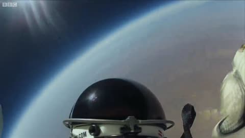 Man Jumping from Space