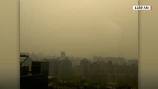 Manhattan disappears in smoke from air pollution caused by Canadian wildfires