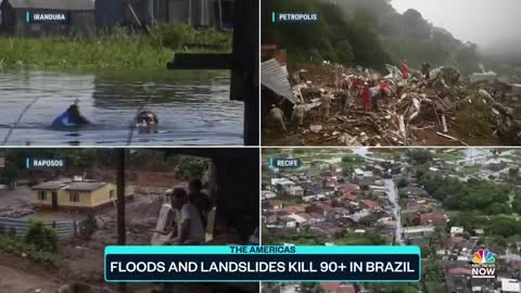 Floods And Landslides Kill At Least 91 People In Brazil