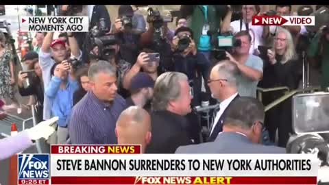 Steve Bannon Arrives at Court in NYC - In Latest Lawfare Case by Crooked SCNY Prosecutors