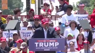 President Trump held his rally in Pickens, SC 7/1/2023