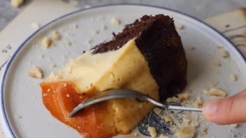 Decadent and Indulgent Creme Caramel Flan with Chocolate Sponge Cake Recipe