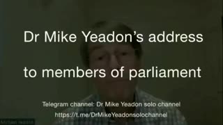 LEAKED FOOTAGE! DR MICHAEL YEADON TO UK PARLIAMENT DECEMBER 4, 2023