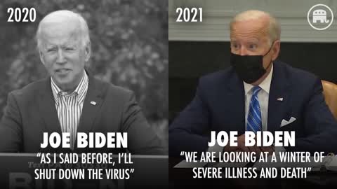 Biden said he would shut down the virus. He lied.