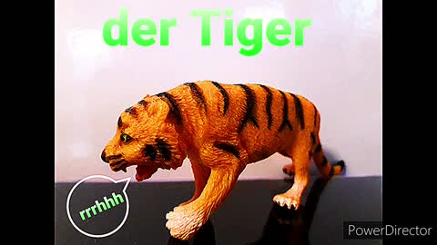 Tiere auf Deutsch Lernvideo German vocabulary animals Животные на немецком