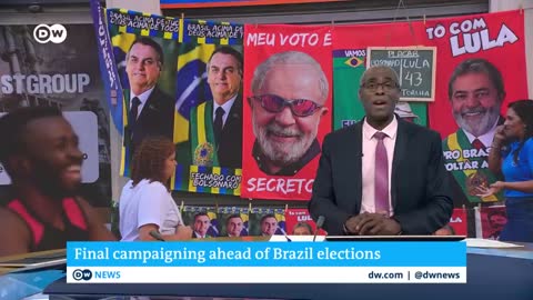 Final campaigning in Brazil's bitter presidential race | DW News