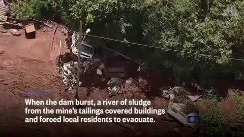 Hundreds Missing In Mud Torrent After Brazil Dam Burst | NBC News