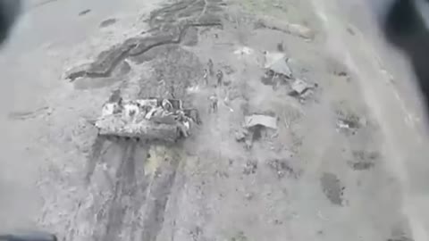 Ukrainian Intelligence Spec Ops Blow Up Russian Infantry Fighting Vehicle Using Kamikaze Drone