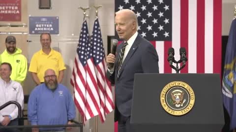 Biden speaks on his economic plan leading to a manufacturing boom in Michigan