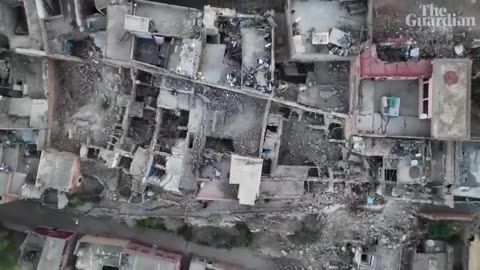 Morocco earthquake- drone footage shows scale of destruction in village of Moulay Brahim