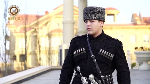 Ceremony of the grandson of Akhmat-Khadzhi Kadyrov - Adam Kadyrov