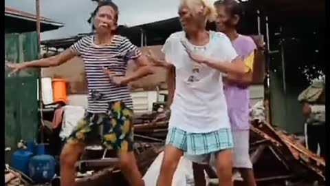 Dancing grannies