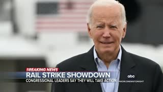Biden urges Congress to help prevent railroad strike