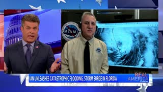 REAL AMERICA -- Dan Ball W/ Anthony Reynes, National Weather Service Update On Ian, 9/29/22
