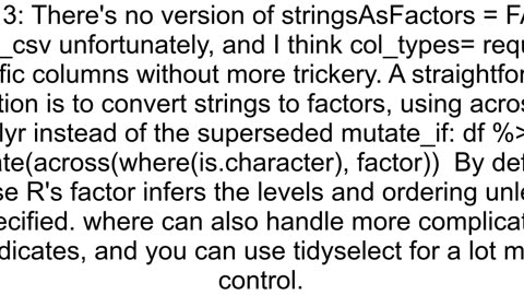 Importing unquoted strings as factors using read_csv from the readr package in R