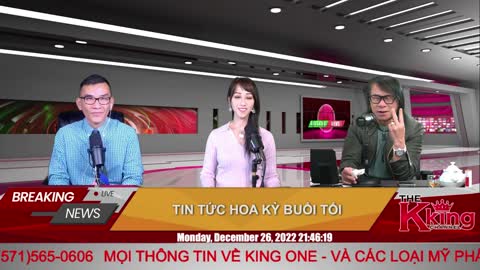 TIN TỨC HOA KỲ BUỔI TỐI - 12/26/2022 - The KING Channel