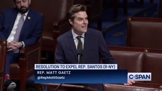 Matt Gaetz BLASTS Hypocritical Dems Over Santos Expulsion