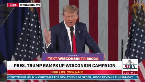 President Trump remarks Waukesha WI May 1 2024