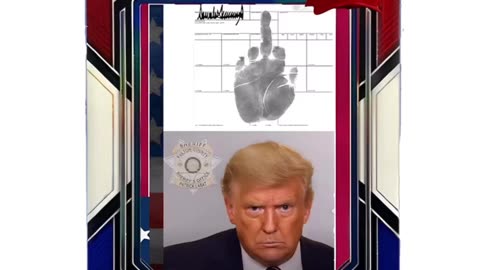 President Trump Trading card.