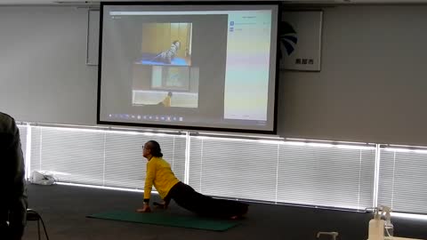 Jan 10th Kurobe shi TYfA GT Yoga workshops Host Town Initiative Japan India