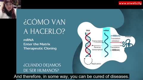 Dr. Ana María Oliva on brain-machine hybridization by means of mRNA and nanotechnology