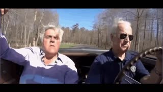 Joe Biden and his Corvette with Jay Leno