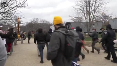 Jan 6th - Benjamin Phillips Being Carried On A Fence