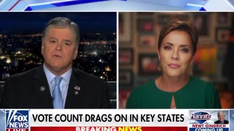 Kari Lake and Sean Hannity discuss the ongoing delays in Arizona's vote counting